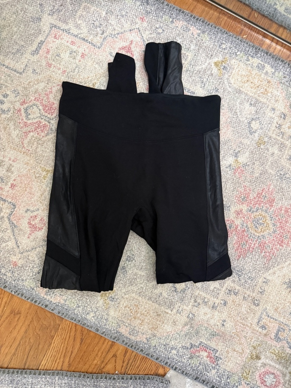 SPANX Black High-Waist Legging with detail
